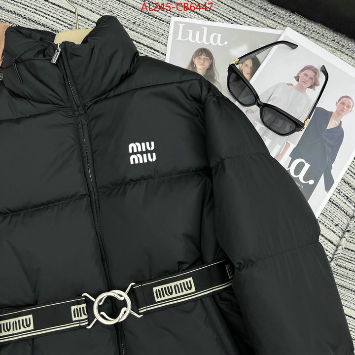 Down jacket Women-Miu Miu replica 2024 perfect luxury ID: CB6447 $: 245USD