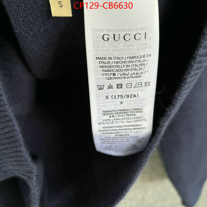 Clothing-Gucci online sales ID: CB6630 $: 129USD