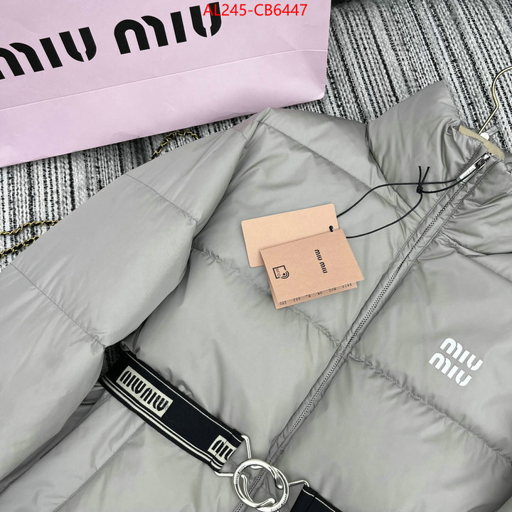 Down jacket Women-Miu Miu replica 2024 perfect luxury ID: CB6447 $: 245USD