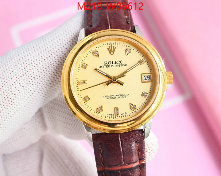 Watch(TOP)-Rolex high quality replica ID: WB6612 $: 219USD