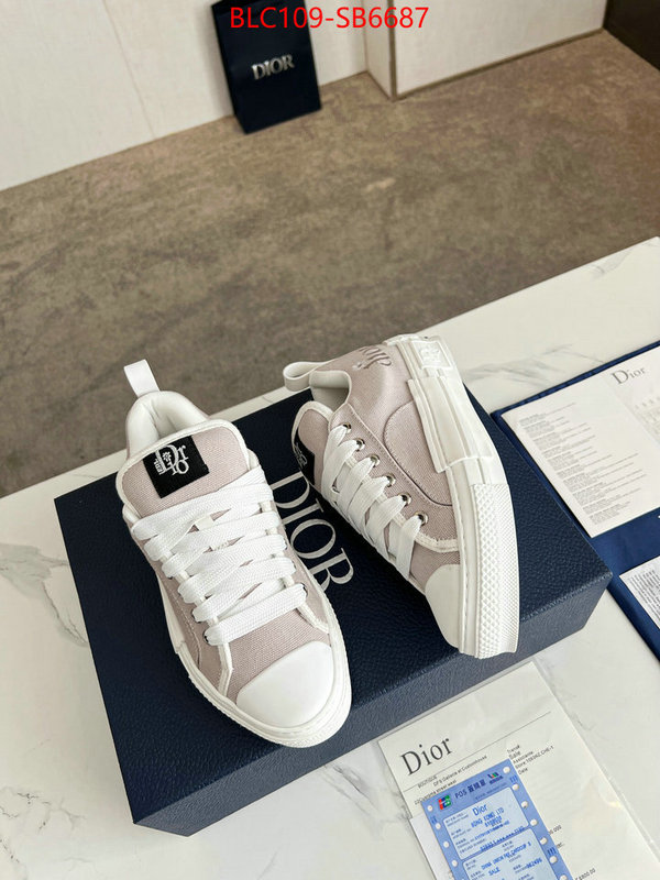 Men shoes-Dior replica 2024 perfect luxury ID: SB6687 $: 109USD