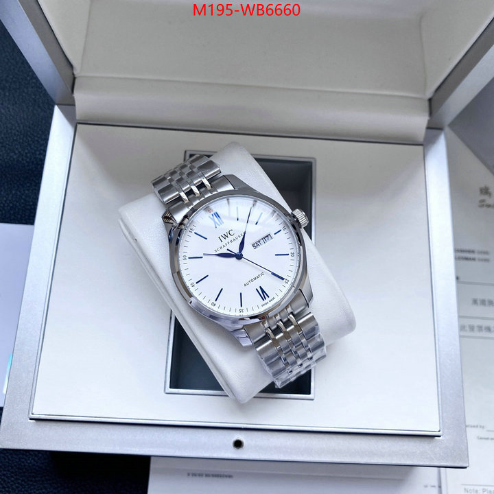 Watch(TOP)-IWC fashion designer ID: WB6660 $: 195USD