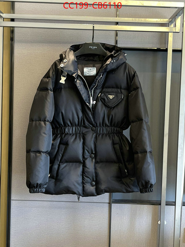 Down jacket Women-Prada replica 1:1 high quality ID: CB6110 $: 199USD