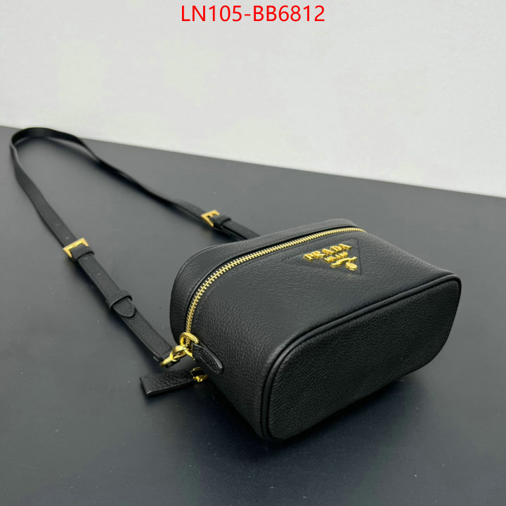 Prada Bags(4A)-Vanity Bag- buy aaaaa cheap ID: BB6812 $: 105USD,