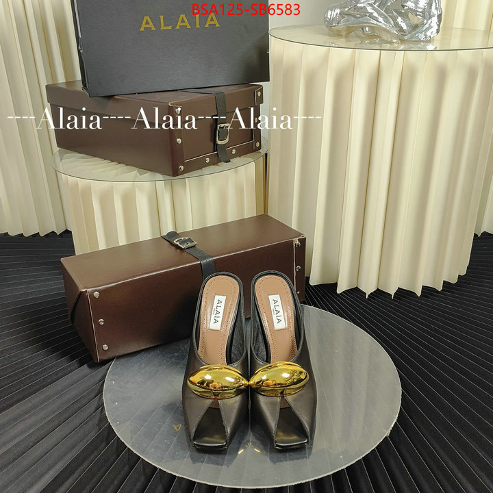 Women Shoes-ALAIA luxury 7 star replica ID: SB6583 $: 125USD