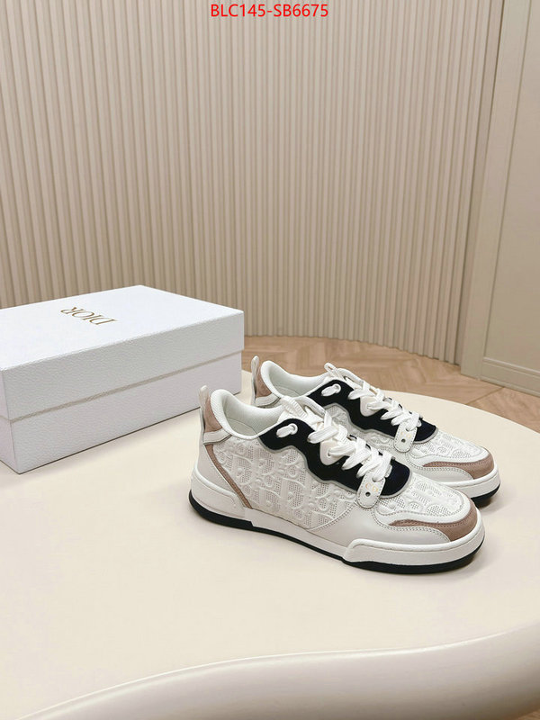 Men shoes-Dior what is aaaaa quality ID: SB6675 $: 145USD