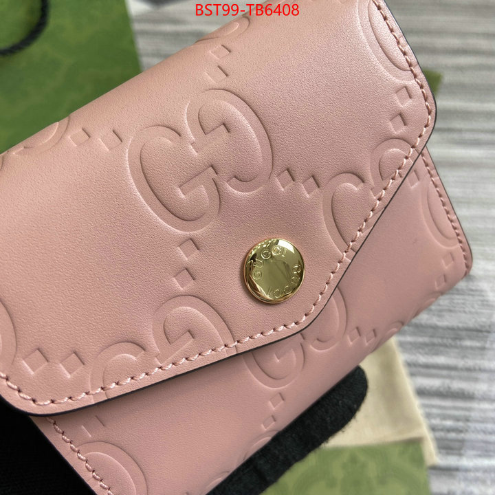 Gucci Bags(TOP)-Wallet- outlet sale store ID: TB6408 $: 99USD,