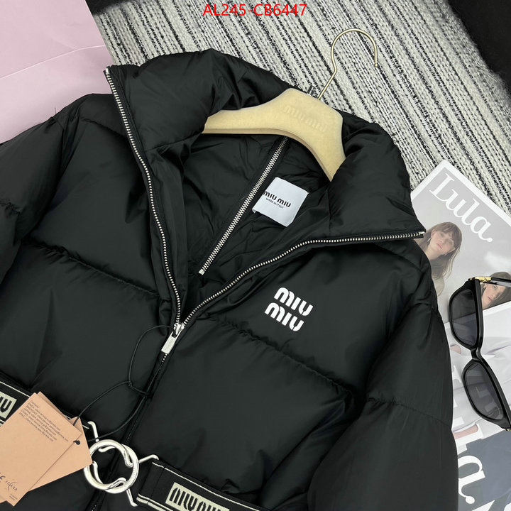 Down jacket Women-Miu Miu replica 2024 perfect luxury ID: CB6447 $: 245USD