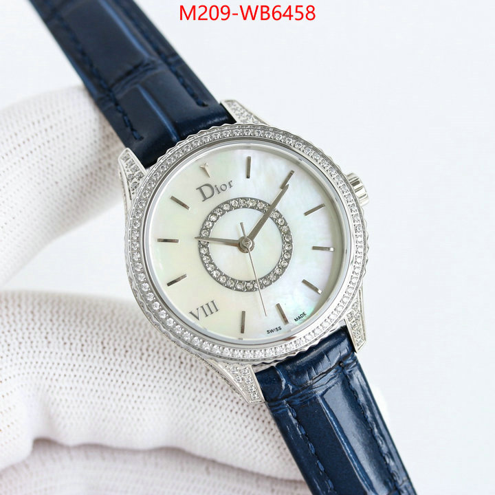 Watch(TOP)-Dior replicas buy special ID: WB6458 $: 209USD