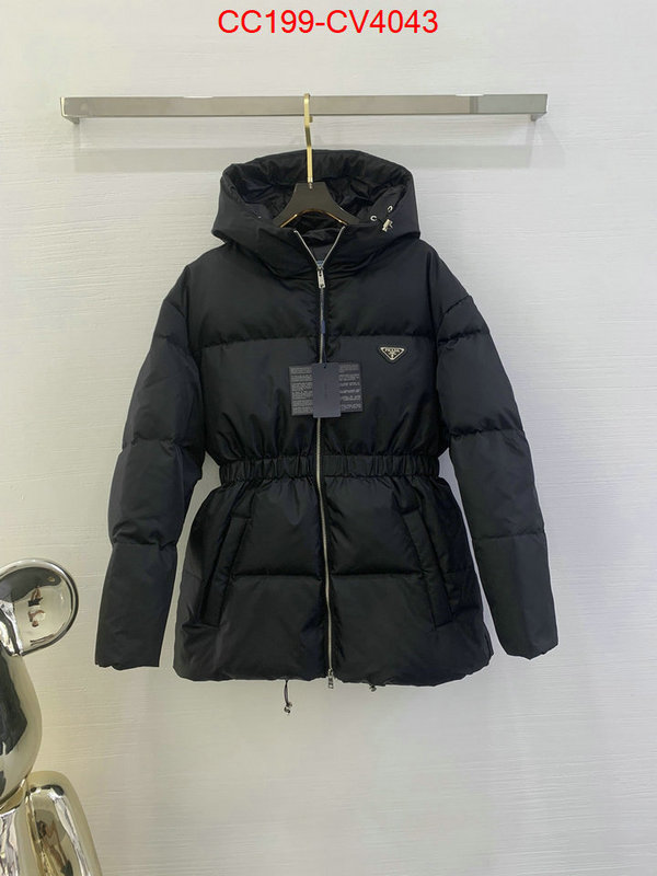 Down jacket Women-Prada top designer replica ID: CV4043 $: 199USD