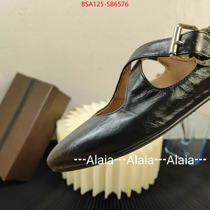 Women Shoes-ALAIA wholesale 2024 replica ID: SB6576 $: 125USD