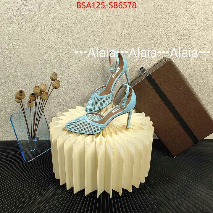 Women Shoes-ALAIA top 1:1 replica ID: SB6578 $: 125USD