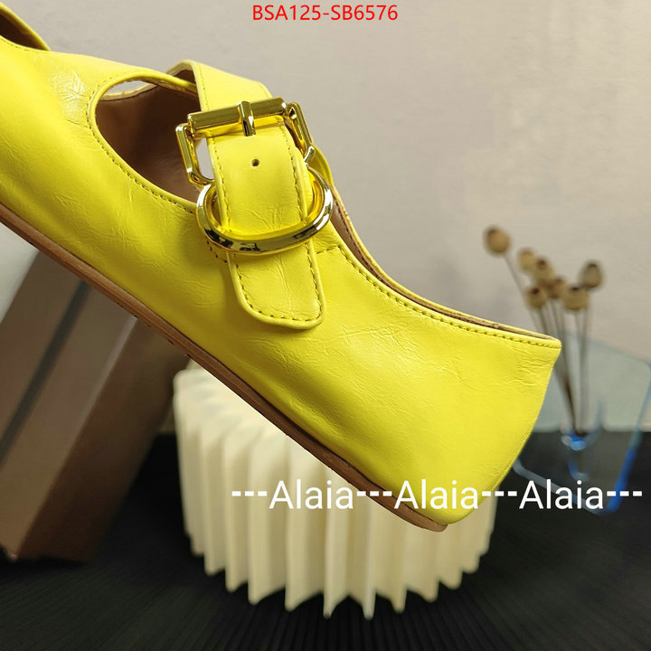 Women Shoes-ALAIA wholesale 2024 replica ID: SB6576 $: 125USD