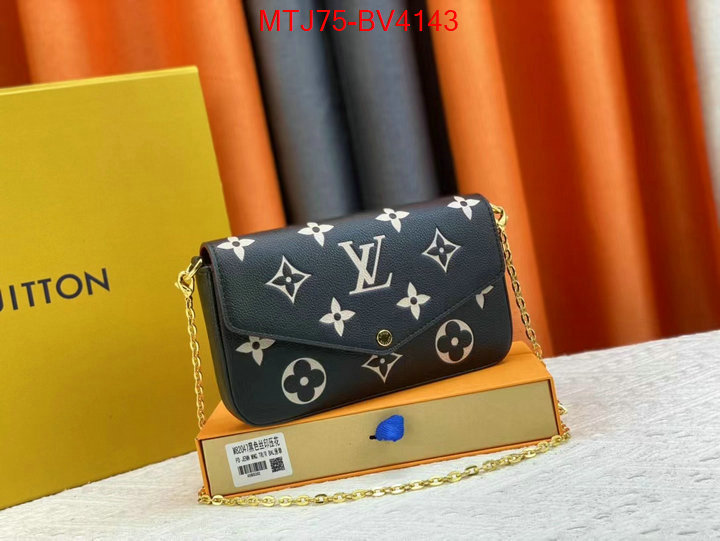 LV Bags(4A)-Pochette MTis Bag- fake cheap best online ID: BV4143 $: 75USD,