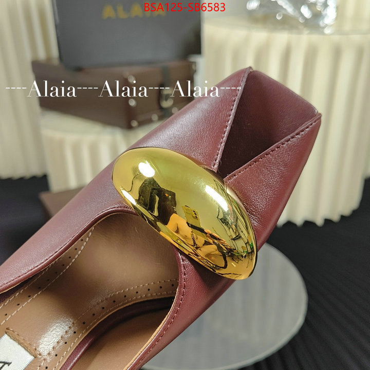 Women Shoes-ALAIA luxury 7 star replica ID: SB6583 $: 125USD