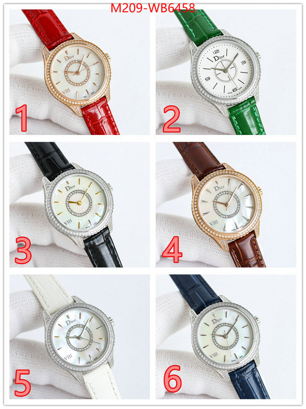 Watch(TOP)-Dior replicas buy special ID: WB6458 $: 209USD