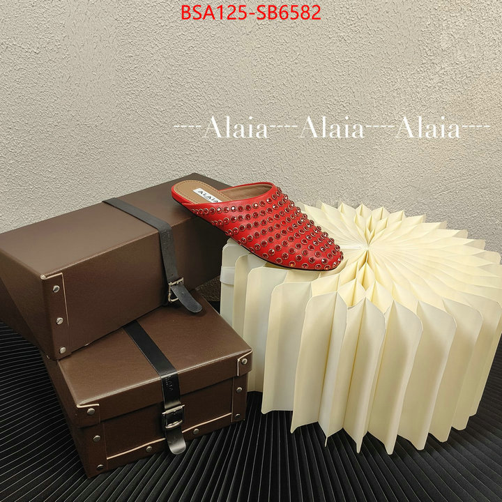 Women Shoes-ALAIA the highest quality fake ID: SB6582 $: 125USD