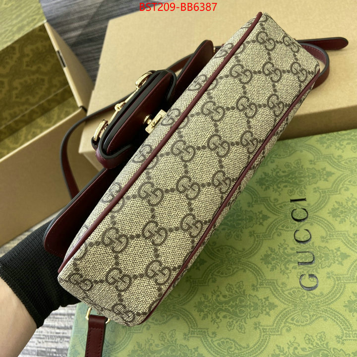 Gucci Bags(TOP)-Horsebit- designer high replica ID: BB6387 $: 209USD,