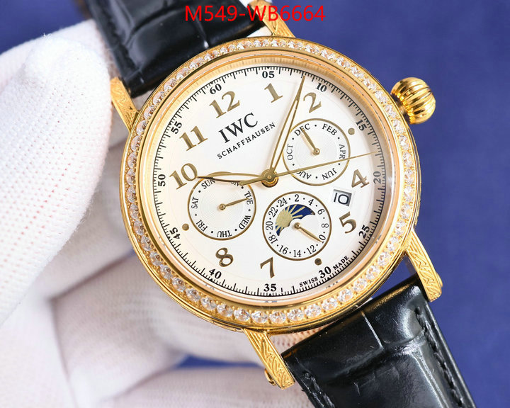 Watch(TOP)-IWC luxury 7 star replica ID: WB6664 $: 549USD