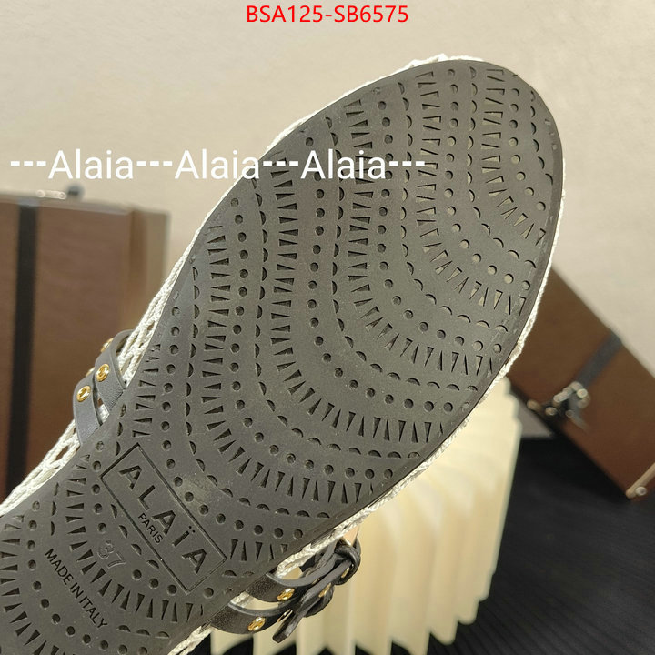 Women Shoes-ALAIA buy cheap ID: SB6575 $: 125USD