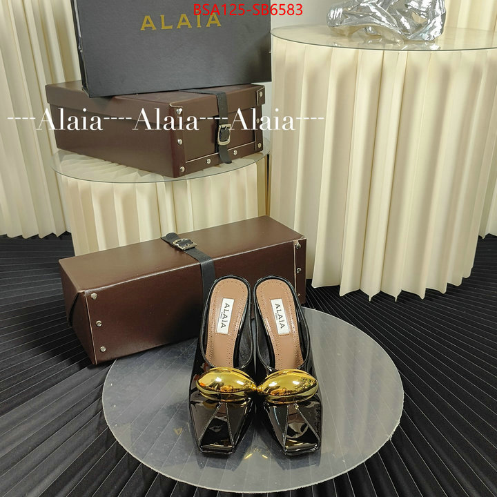 Women Shoes-ALAIA luxury 7 star replica ID: SB6583 $: 125USD