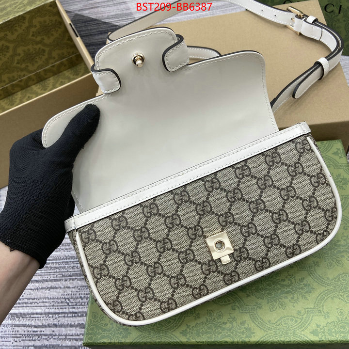 Gucci Bags(TOP)-Horsebit- designer high replica ID: BB6387 $: 209USD,