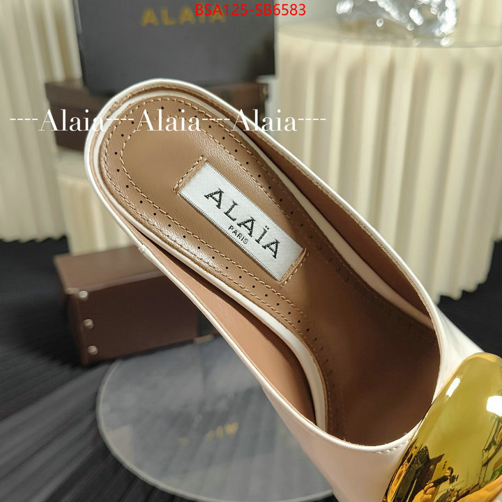 Women Shoes-ALAIA luxury 7 star replica ID: SB6583 $: 125USD