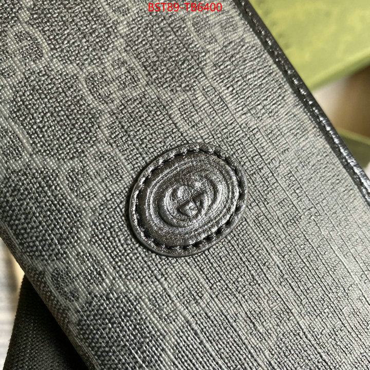 Gucci Bags(TOP)-Wallet- designer fake ID: TB6400 $: 89USD,