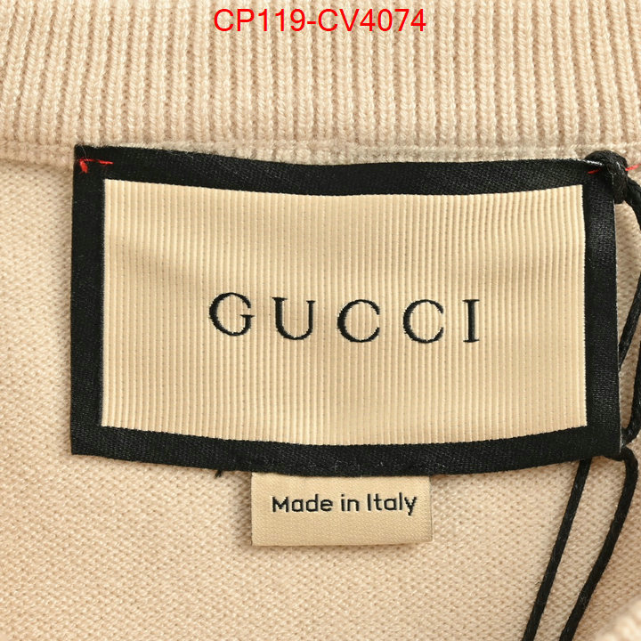 Clothing-Gucci first top ID: CV4074 $: 119USD