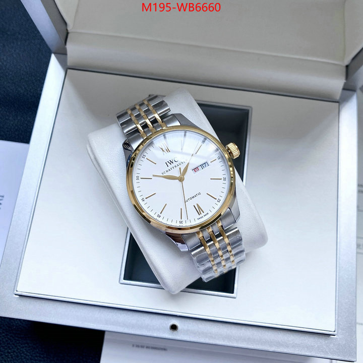 Watch(TOP)-IWC fashion designer ID: WB6660 $: 195USD