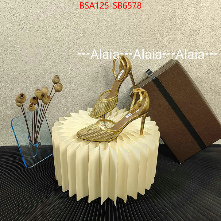 Women Shoes-ALAIA top 1:1 replica ID: SB6578 $: 125USD