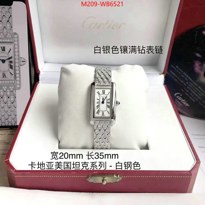 Watch(TOP)-Cartier fake cheap best online ID: WB6521 $: 209USD