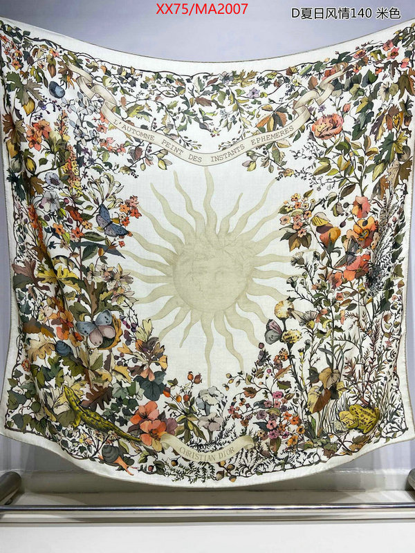 Scarf-Dior top brands like ID: MA2007 $: 75USD