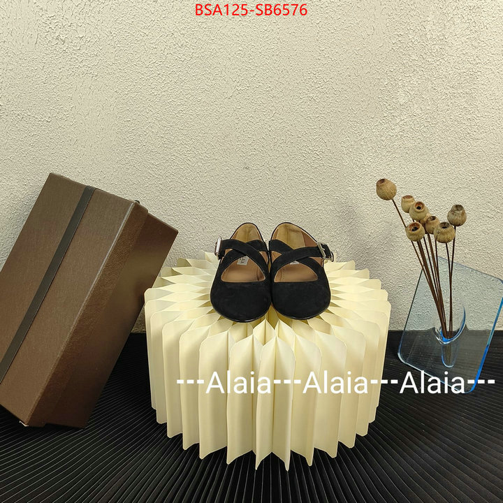 Women Shoes-ALAIA wholesale 2024 replica ID: SB6576 $: 125USD