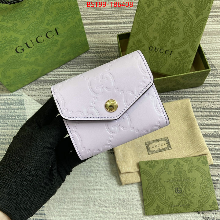 Gucci Bags(TOP)-Wallet- outlet sale store ID: TB6408 $: 99USD,