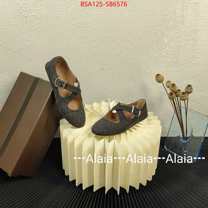 Women Shoes-ALAIA wholesale 2024 replica ID: SB6576 $: 125USD