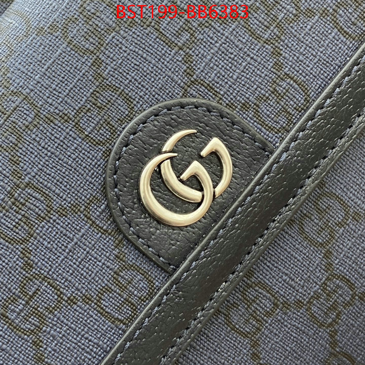 Gucci Bags(TOP)-Crossbody- the quality replica ID: BB6383 $: 199USD,