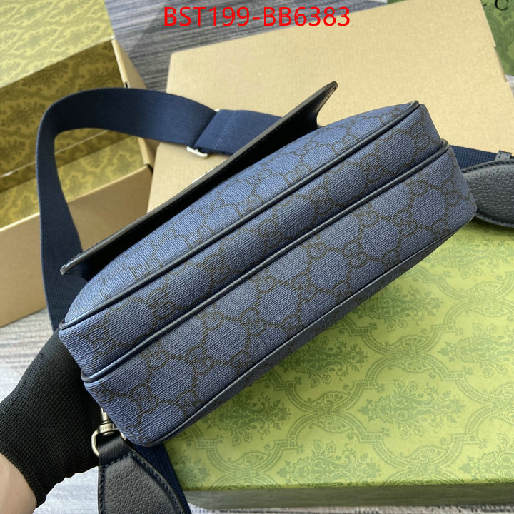 Gucci Bags(TOP)-Crossbody- the quality replica ID: BB6383 $: 199USD,