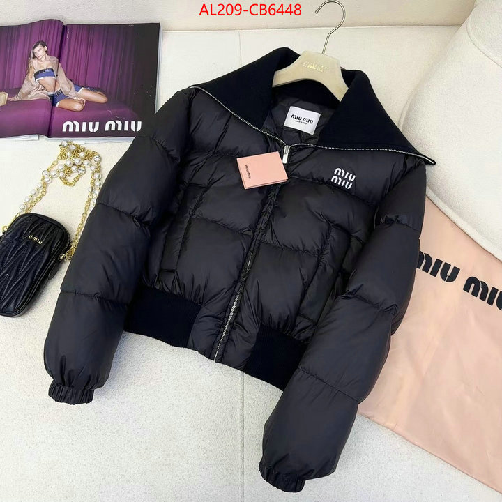 Down jacket Women-Miu Miu shop the best high quality ID: CB6448 $: 209USD