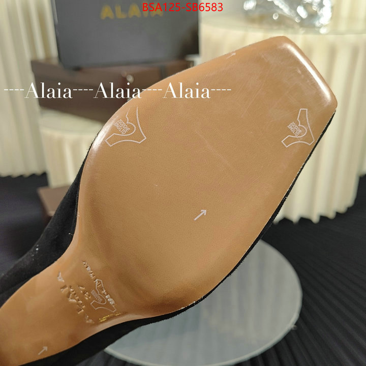 Women Shoes-ALAIA luxury 7 star replica ID: SB6583 $: 125USD