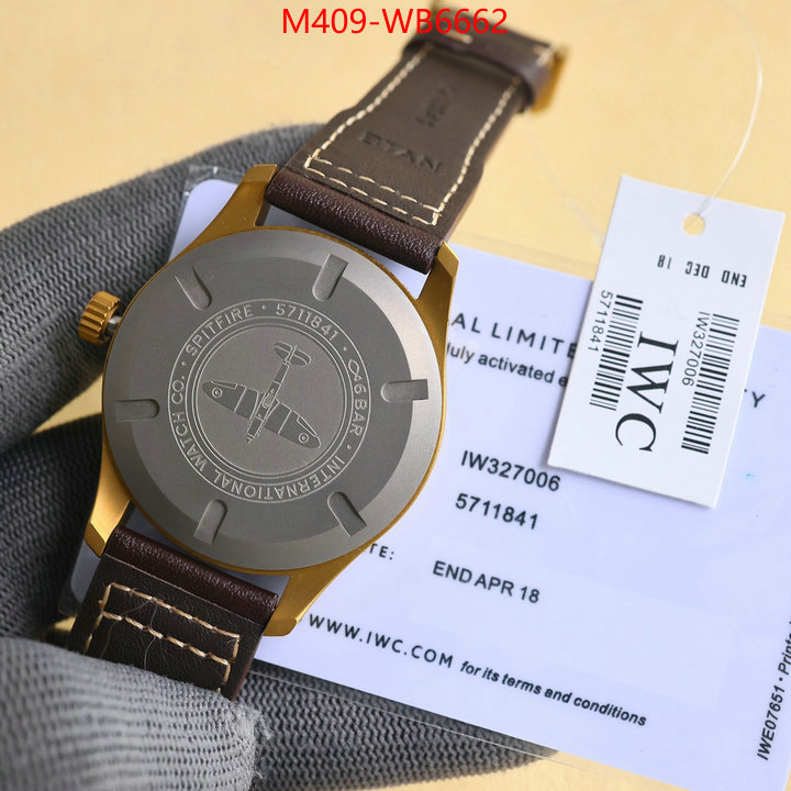 Watch(TOP)-IWC is it ok to buy replica ID: WB6662 $: 409USD