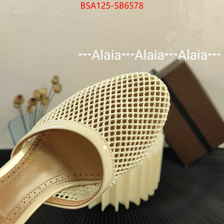 Women Shoes-ALAIA top 1:1 replica ID: SB6578 $: 125USD