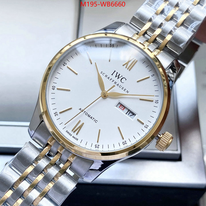 Watch(TOP)-IWC fashion designer ID: WB6660 $: 195USD