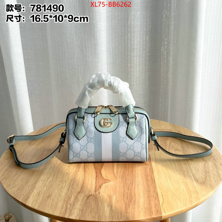 Gucci Bags(4A)-Crossbody- luxury fashion replica designers ID: BB6262 $: 75USD,