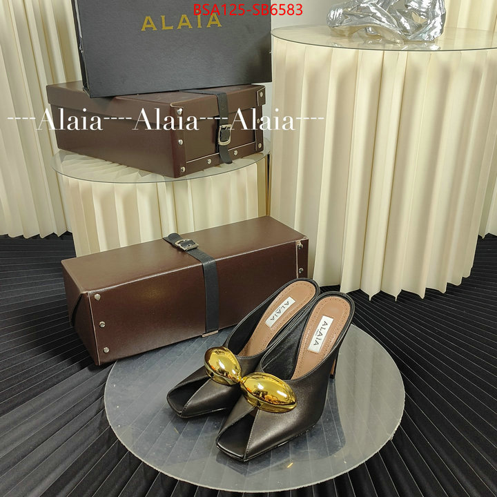 Women Shoes-ALAIA luxury 7 star replica ID: SB6583 $: 125USD