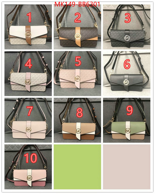 Michael Kors Bags(TOP)-Crossbody- wholesale replica ID: BB6301 $: 149USD,