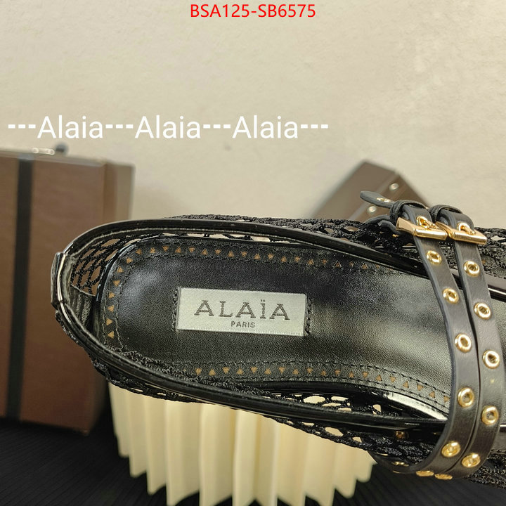 Women Shoes-ALAIA buy cheap ID: SB6575 $: 125USD