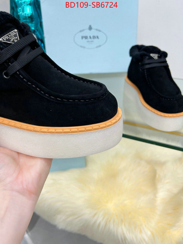 Women Shoes-Prada where quality designer replica ID: SB6724 $: 109USD