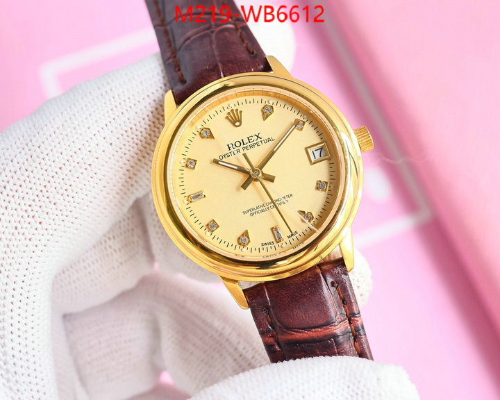 Watch(TOP)-Rolex high quality replica ID: WB6612 $: 219USD