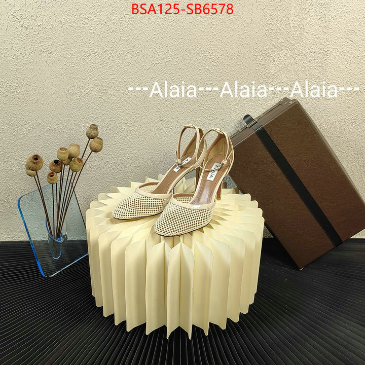 Women Shoes-ALAIA top 1:1 replica ID: SB6578 $: 125USD